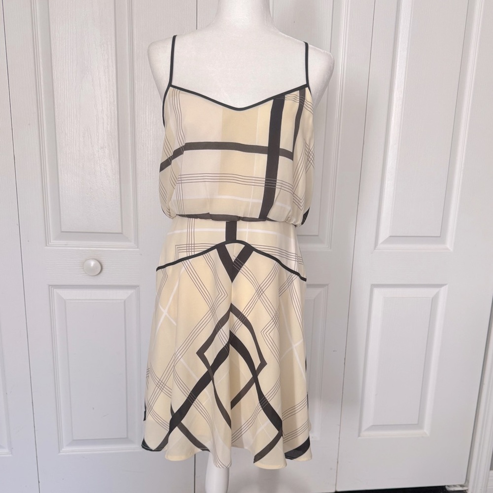 Sundress black and cream